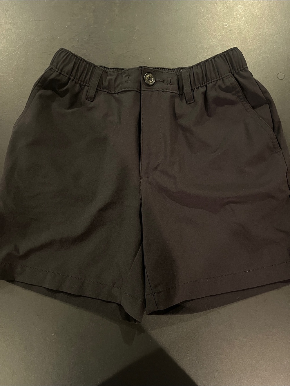 Chubbies Black Elastic Waist Shorts